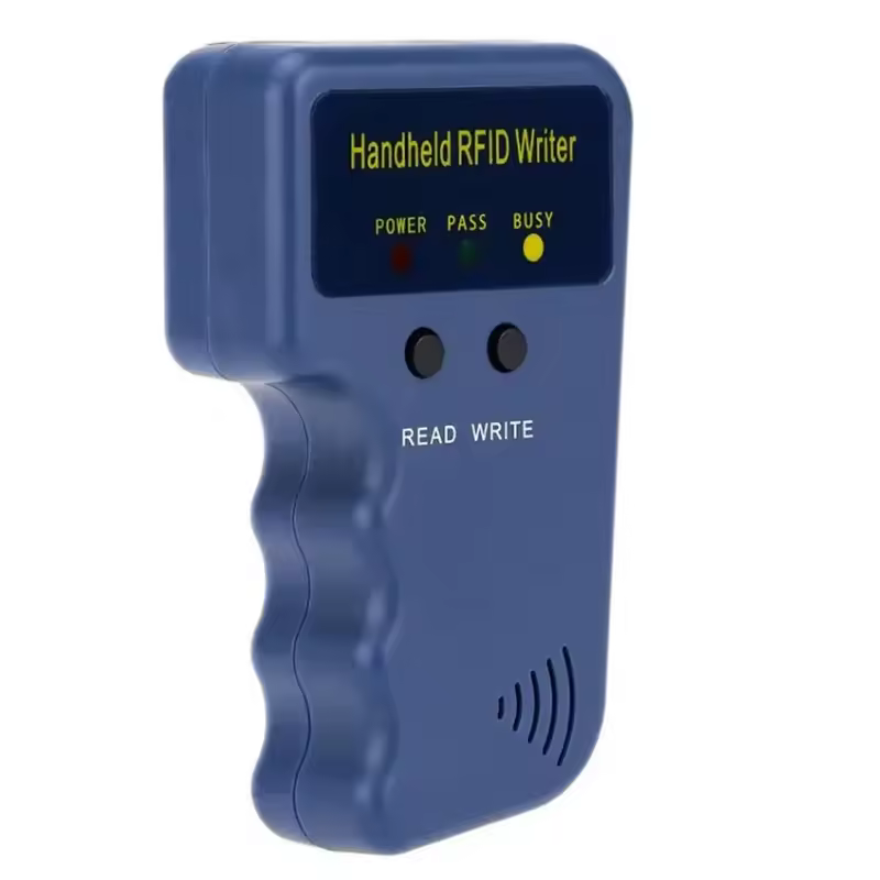 Repetitive Handheld 125KHz EM4100 5200 RFID ID Card Writer Copier Duplicator Programmer + 2pcs T5577 Rewritable Keyfobs Tags - Image 3