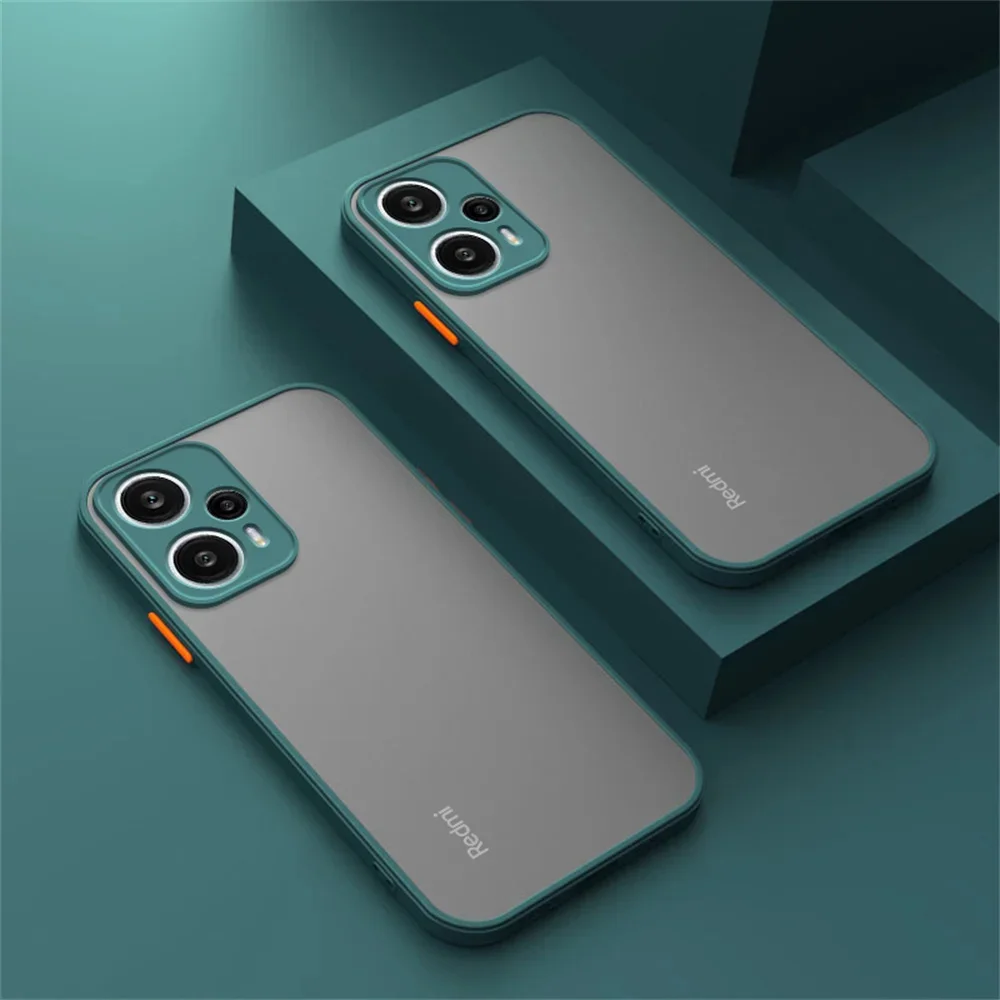 Luxuriöse matte Rüstungshülle für Xiaomi Note 12 Turbo 13 11 10 Pro Plus 5G, stoßfeste Stoßstangen-Telefonabdeckung für Redmi 12 12C 10 10C 4G