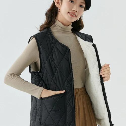 플리스 안감 가디건 여성용 통근 스타일 중년 여성 플리스 안감 두꺼운 단팔 중년 여성용 가을 겨울 플리스 안감 여성용 가디건  Best5