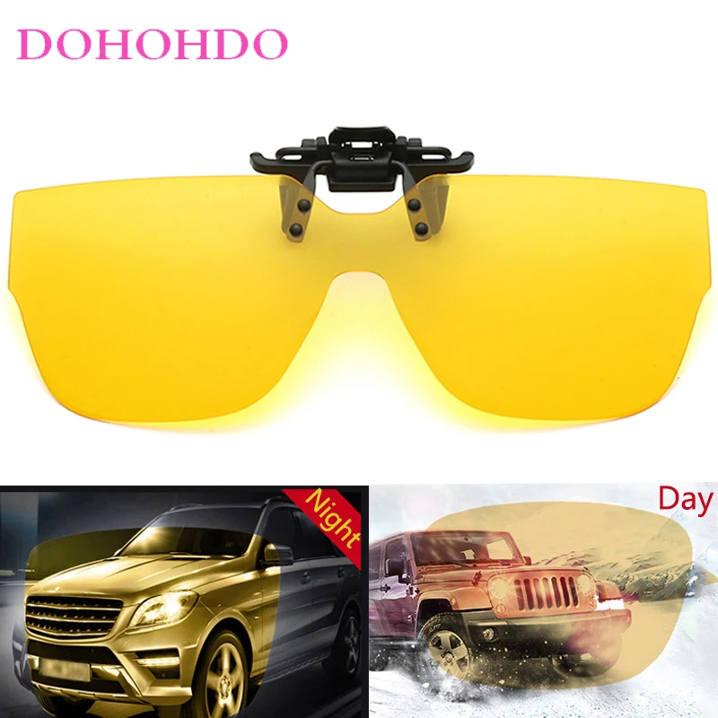 

Classic Brand Designer One-Piece Polarized Night Vision Clip-On Sunglasses Women Outdoor Sports Driving Anti-Glare Goggles UV400