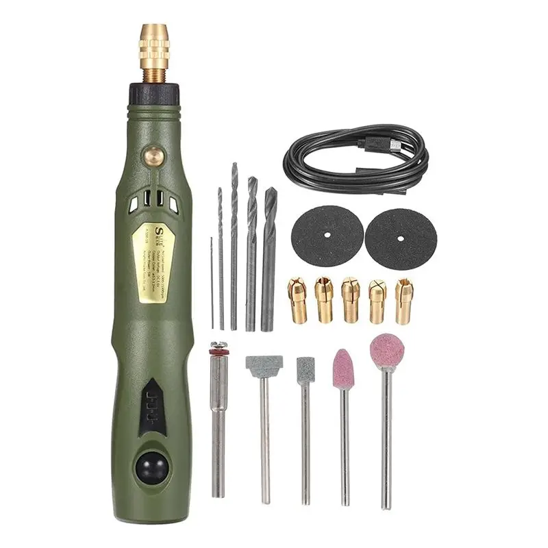ABGG-3.6V USB Rechargeable DIY Electric Engraving Pen Carve Tool For Jewelry Metal Glass