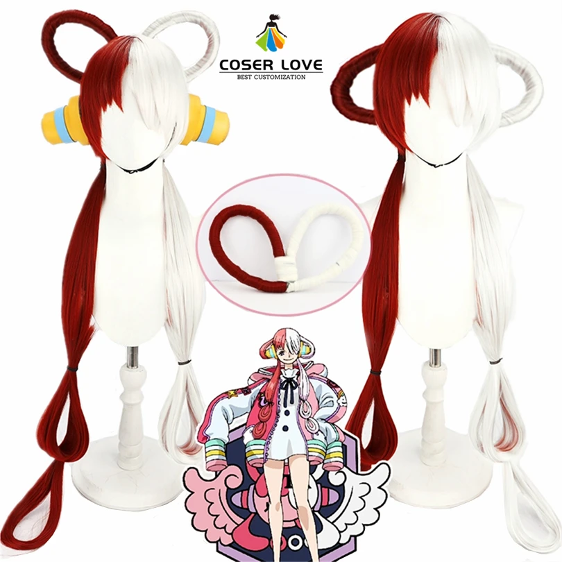 PIECE FILM RED UTA White and Red headgear Halloween Christmas Cosplay Headwear