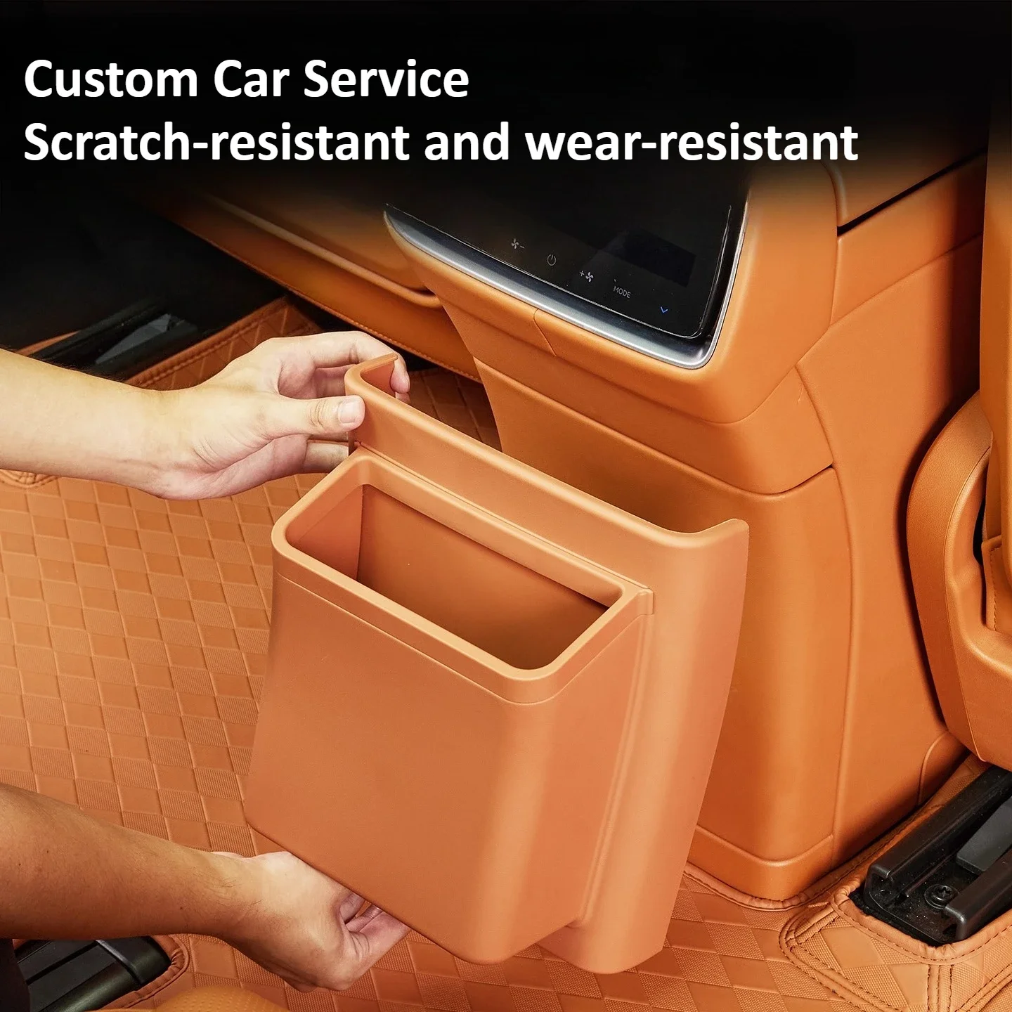 

Автомобильный центральный подлокотник, защитный чехол для холодильника, задний ряд, противоударный мусорный бак, аксессуары для интерьера для AITO 8 M8 2025