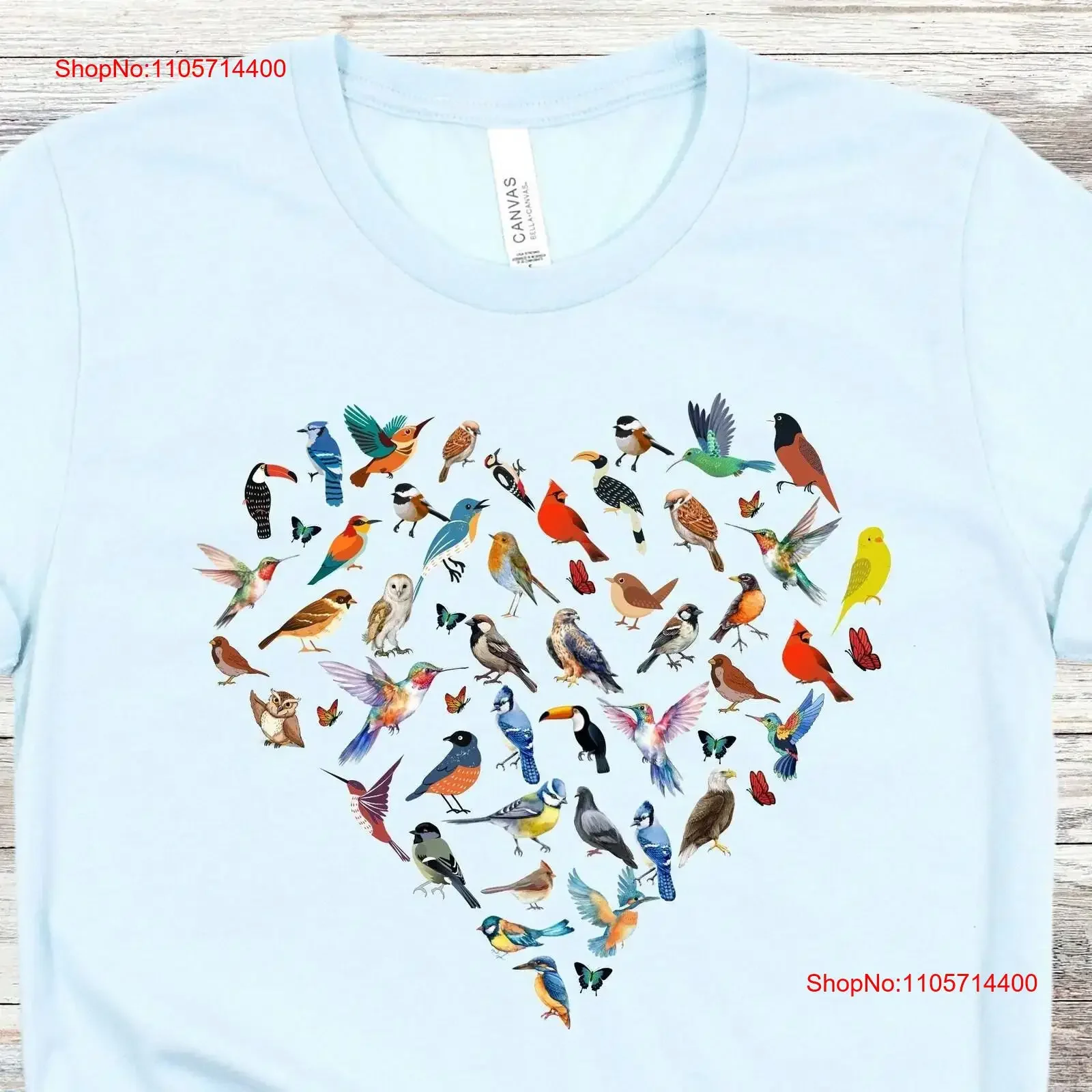 Bird Lover T Shirt Nerd Watercolor Funny Birdwatcher for Cute Watching vintage Washed Stretched Casual streetwear fashion
