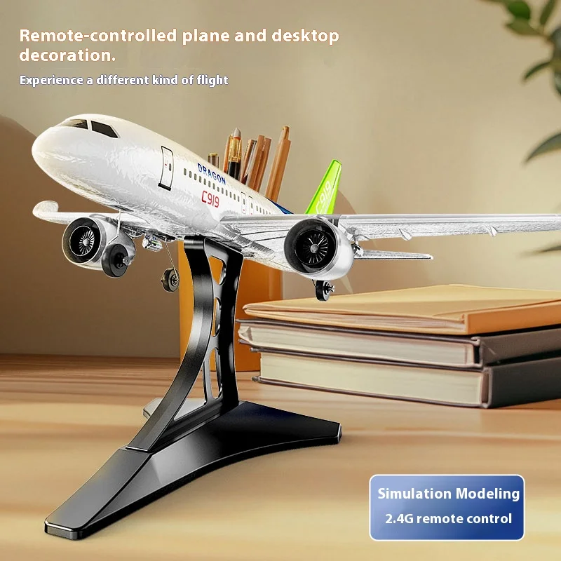 New Three-Channel Remote Control Aircraft C919 Ducted Passenger Aircraft Epp Foam Fixed-Wing Model Aircraft