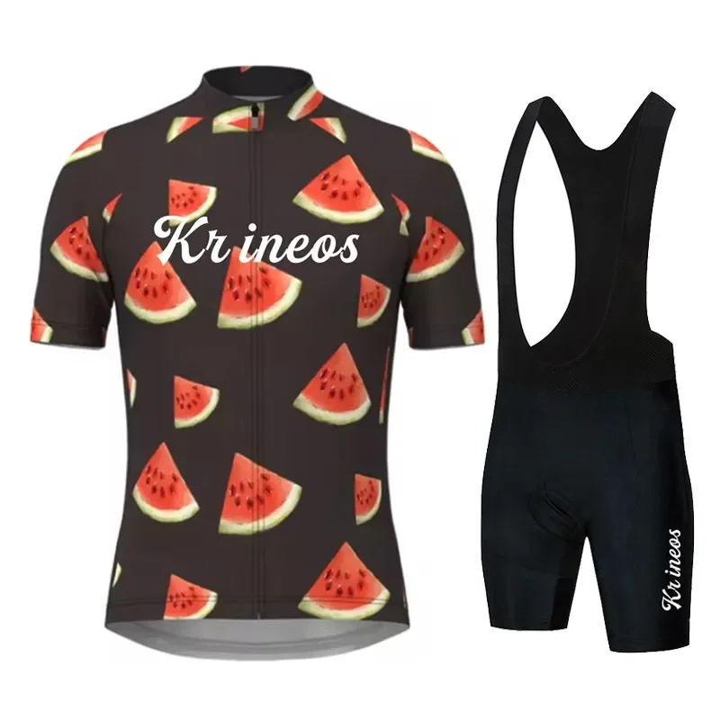 

KR INEOS-Bicycle Jersey Sets for Men, Cycling Clothing, Mountain Bike Bib Shorts, Motocross Triathlon Maillot, Summer Shirts