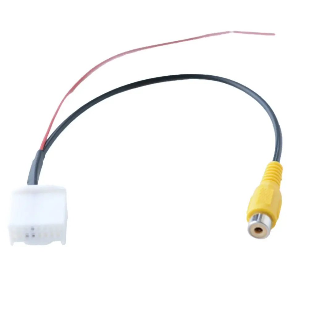 Car Accessories Video Input Cable Car Backup Camera Installation 20cm 20cm Length Non-Deformable Material Practical And Reliable