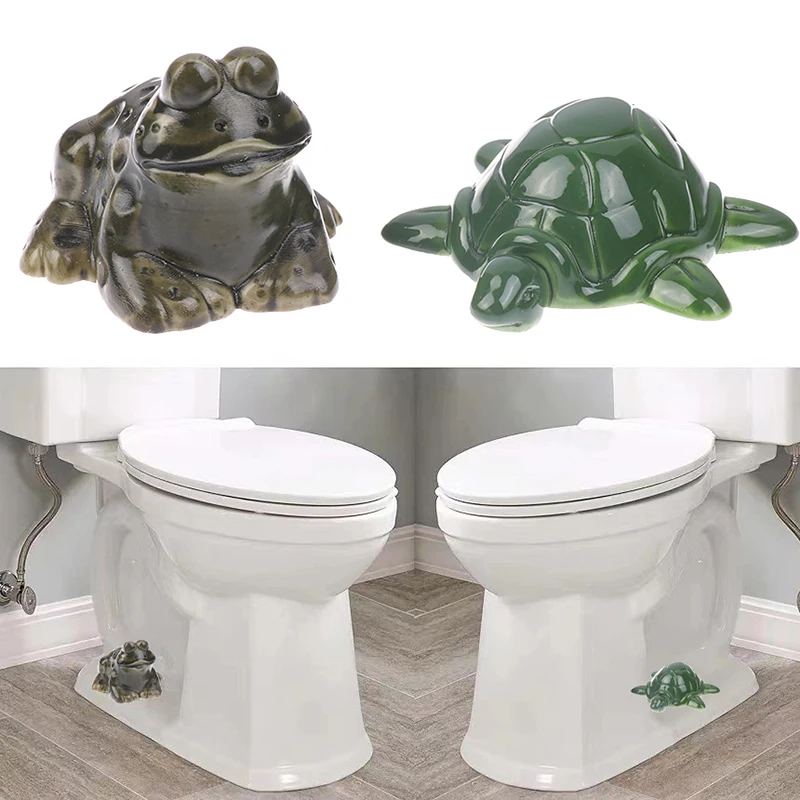 1Pcs Toilet Bolt Screw Cap Frog Tortoise Cute Toilet Bolt Cover Fun Animal Toilet Bolt Covers Bathroom Accessories