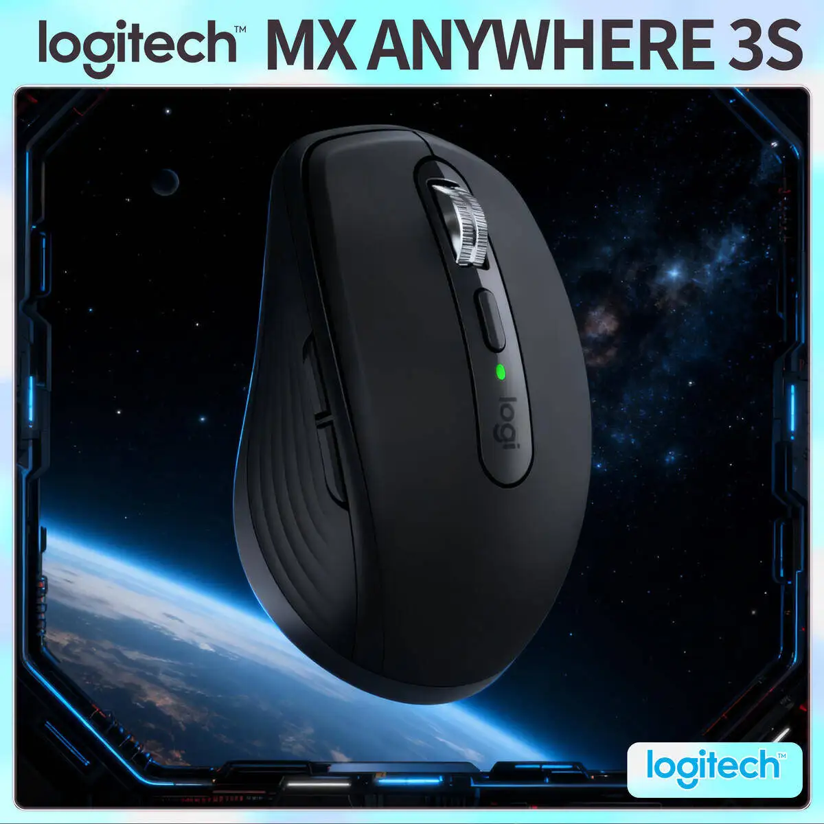 

Logitech MX Anywhere 3S Wireless Office Gaming Mouse Dual Mode Long Battery for Business Home Office