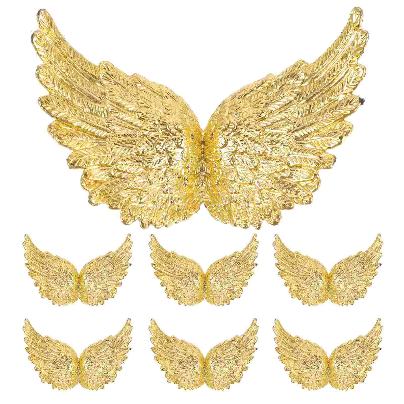 12 Pcs Hair Wing Angel DIY Angels Wings Adornment Plastic Decoration for Jewelry Making