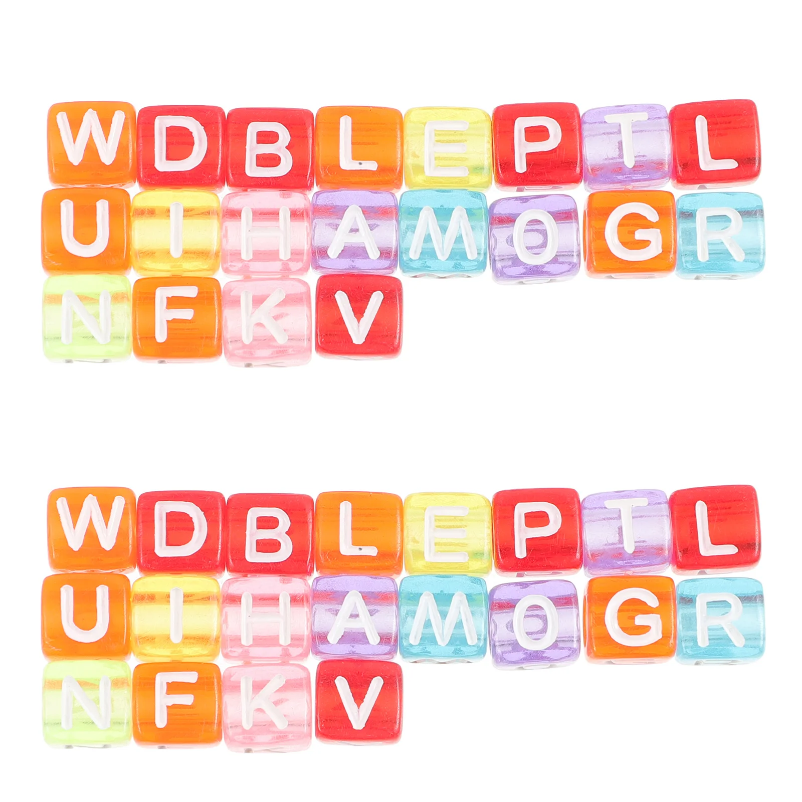 50 peças contas de alfabeto requintadas contas de letras acrílicas para joias diy artesanato pulseira colar suprimentos de enfeite