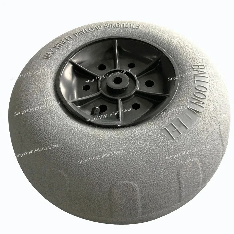 12 Inch Inflatable Beach Wheels Balloon Tires for Kayak Trailer Sand Cart Boat Dolly 240lbs Set of 2