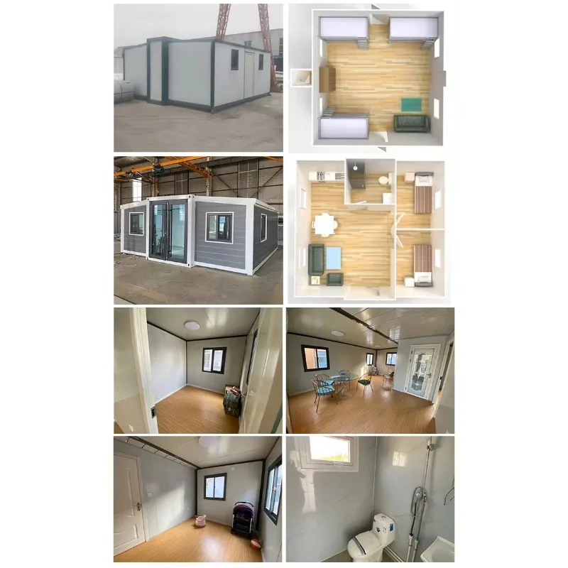 Living Foldable Building Portable Folding Container Casa Prefabricada Dormitory Hotel Container House with Bathroom Kitchen