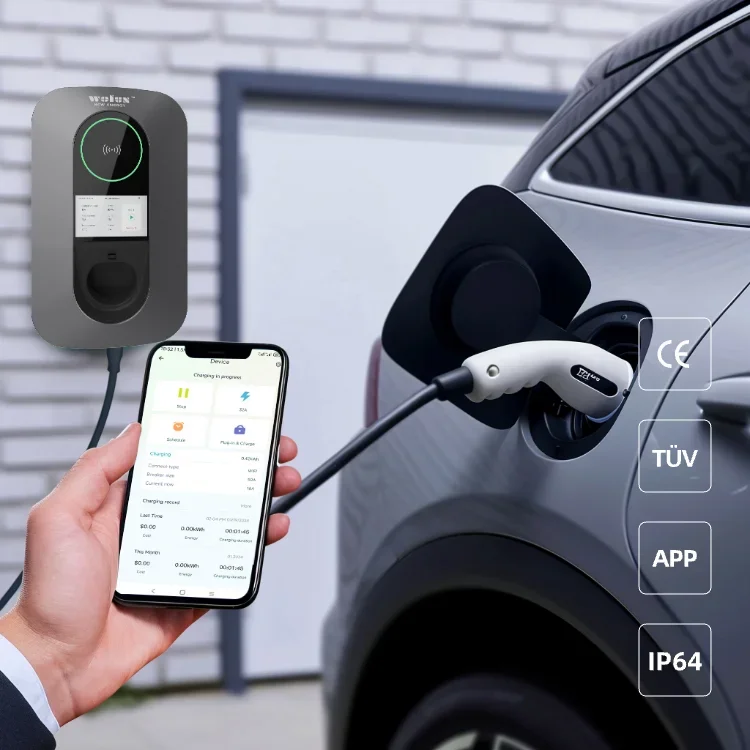 EV Car Charger 7kW 20kW 30kW 40kW CHAdeMO CCS GB/T DC EV Charger OCPP 1.6 J CE OEM Electric Car Charging Station