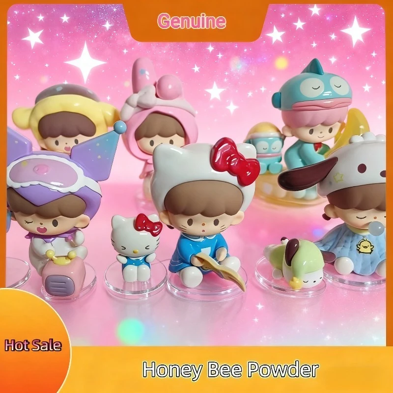 

Sanrio Preparation Before Bedtime Series слепая коробка из натуральной аниме-фигурки Zzoton, милая индивидуальная игрушка, подарочная коробка-сюрприз