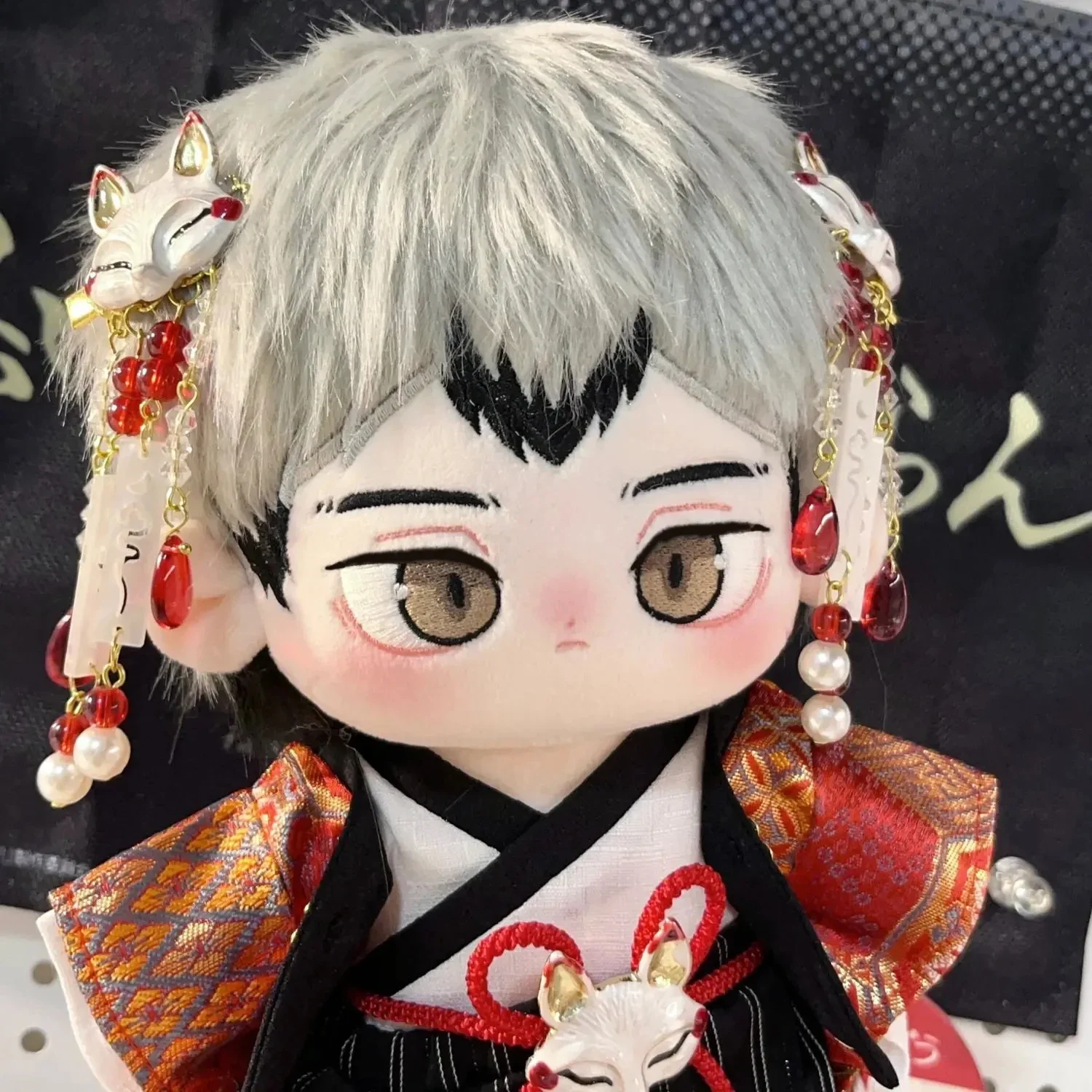 [in Stock] Anime 20 Cm Kita Shinsuke Cotton Dress-up Doll Toys for Children Adults Haikyuu Peripheral Plush Puppet Stuffed Toys