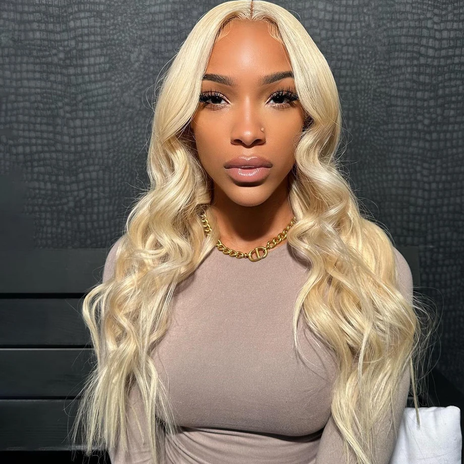 Blonde 613 Lace Front Wigs 13x4 Hd Lace Frontal Wig 30 Inch 13x6 Body Wave Lace Front Human Hair Wigs For Women Brazilian