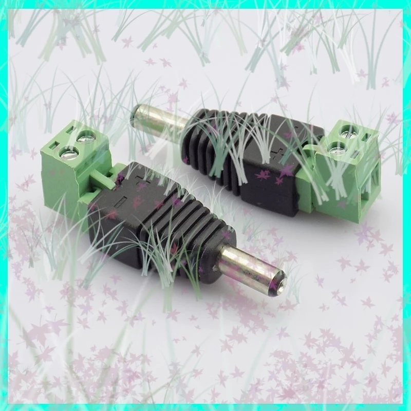 1/2/5/10pcs DC Male Plug 5.5 x 2.1mmPower Connector Adapter Power Supply for CCTV Camera Accessories Security Led Strip Light E3