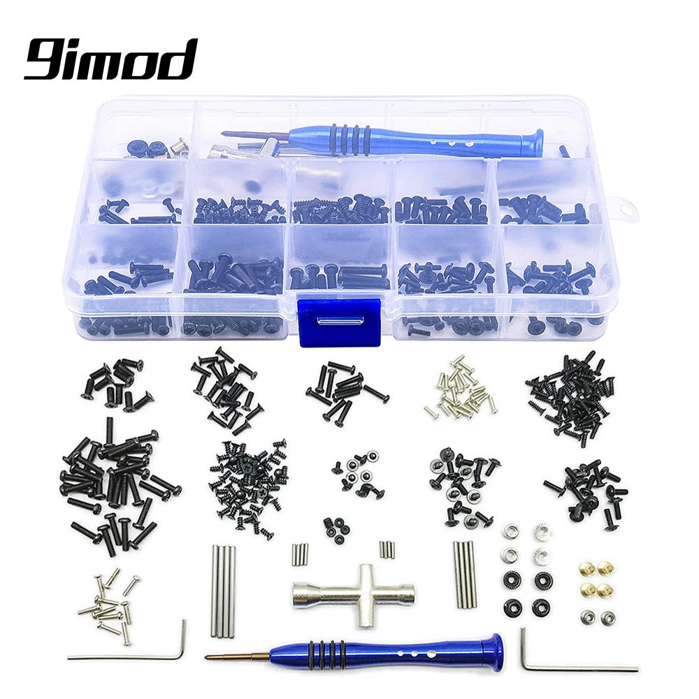 316pcs Kit di strumenti e viti per auto RC Set M2 M2.5 M3 viti forniture di riparazione per Wltoys 1/14 144001 accessori auto RC