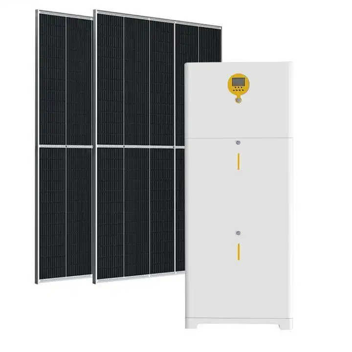 Hybrid Solar Inverter 5kW 220V AC MPPT Lithium Ion Solar Energy Storage System