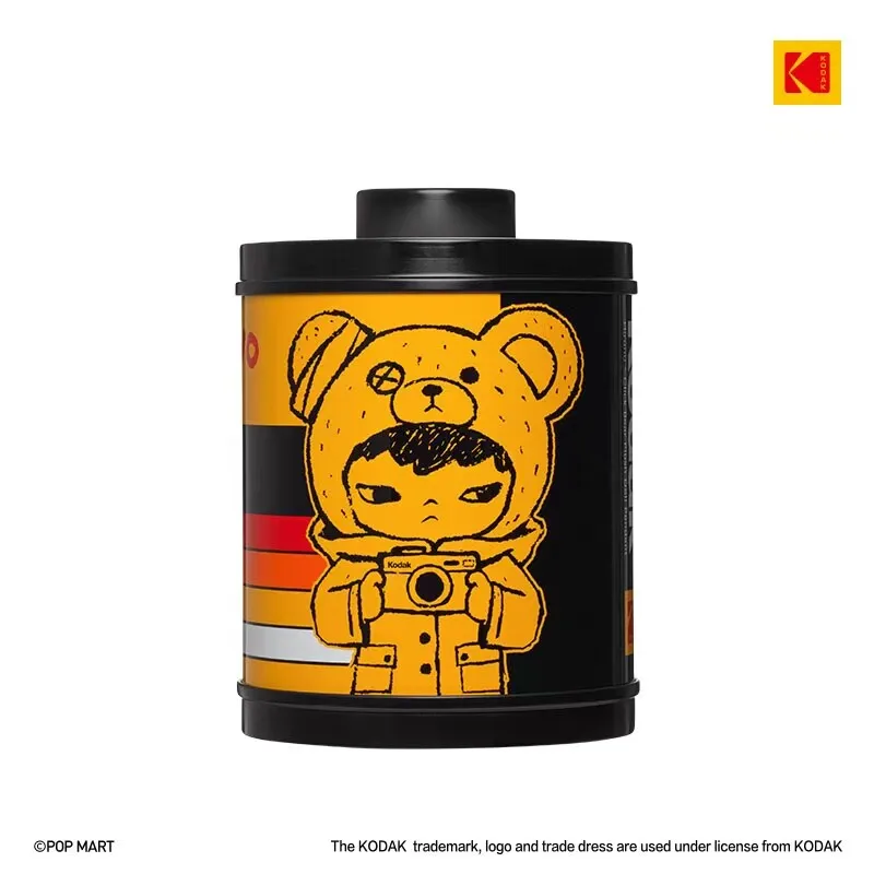【未開封】POPMART Kodak × Hirono ぬいぐるみチャーム Pop Mart Hirono Kodak Plush Bear Pendant Soft Stuffed Bag Charm
