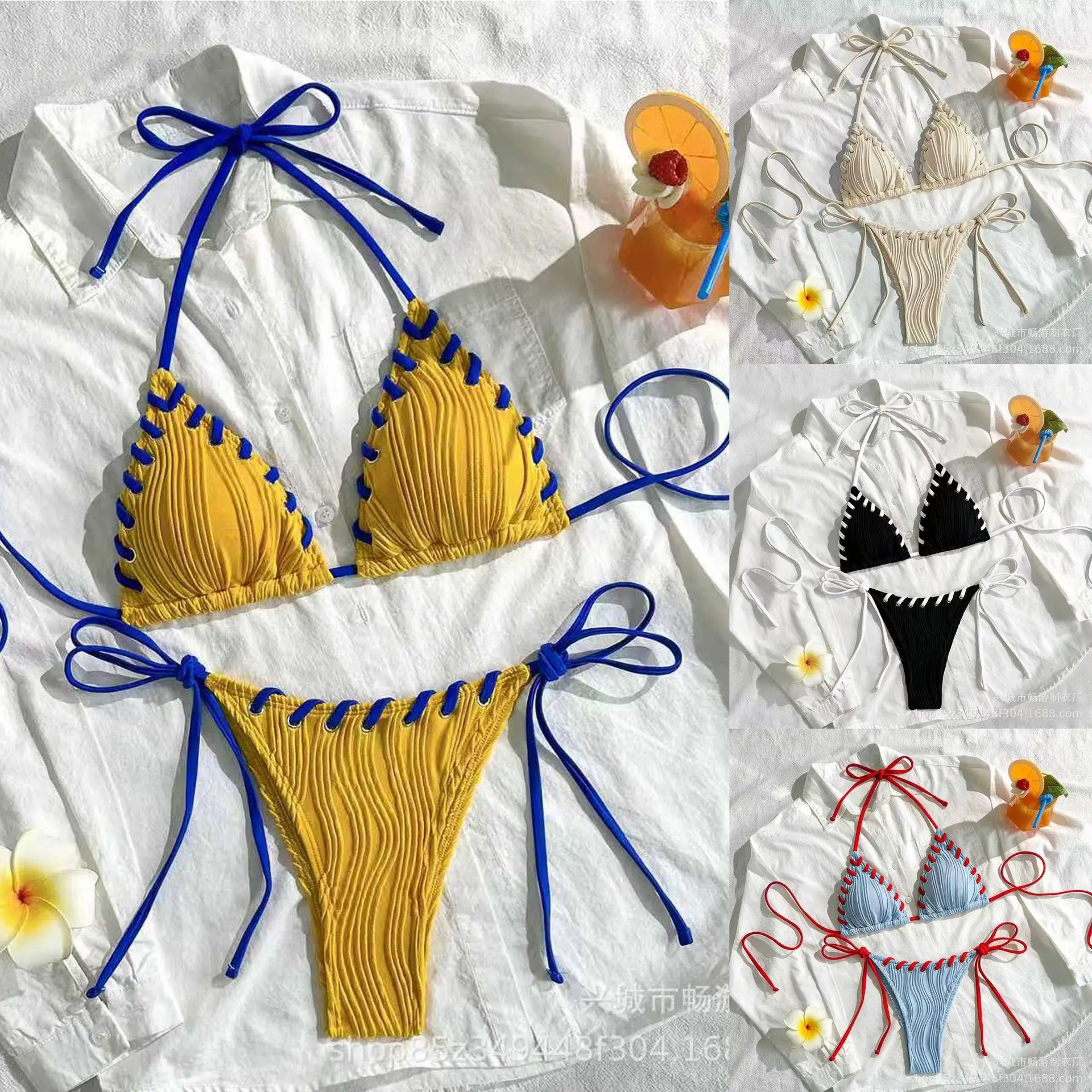 

Sexy Bikinis 2026 Women's Swimwear Female Swimsuit for Swimming Wear Bathing Suits Brazilian Bikini Set Beachwear Pool Bather