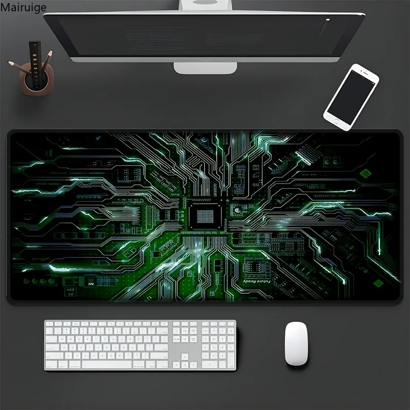 

Large Inside Motherboard Circuit Board Mouse Pad Gaming Cushion Mousepad Computer Laptop Game XXL Mat Desk Aesthetic PC Playmat