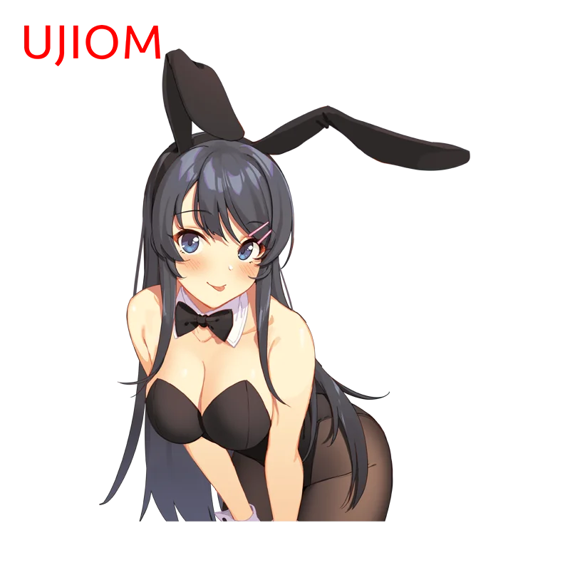 UJIOM Seductive Waifu Sakurajima Mai Wall Sticker Exquisite Attractive Waterproof Graffiti Decal Unique Game Room Veneer Decor