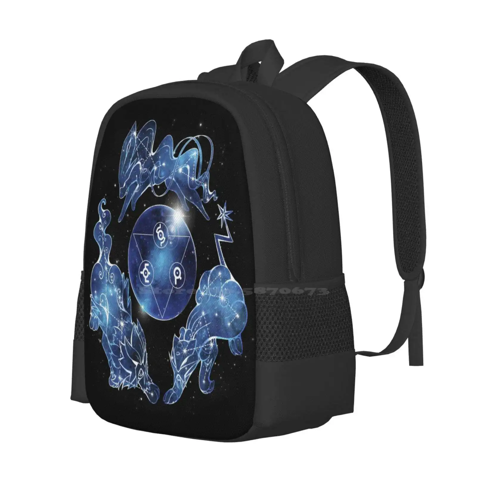 Legendary Dogs Of The Stars Hot Sale Schoolbag Backpack Fashion Bags Galaxy Constellation Stars Dogs