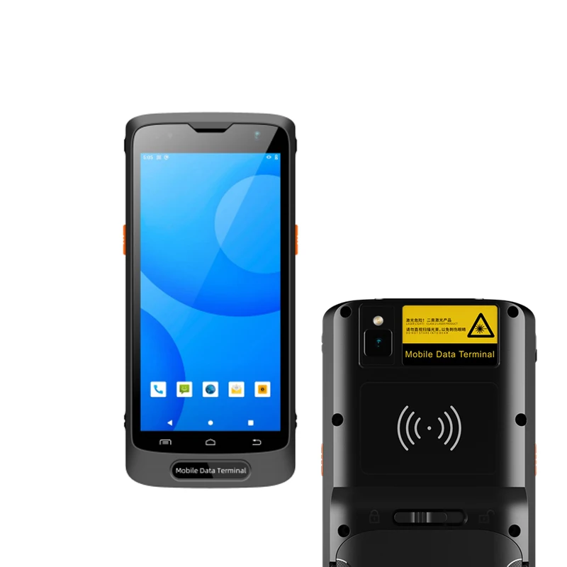 

UHF RFID Reader 5.5inch RFID handheld terminal device reader WIFI 4G GPS data collector QR animal chip for pda android scanner