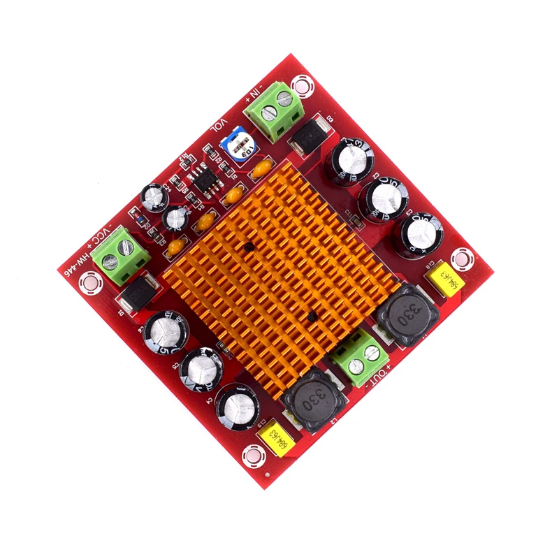 Digital Amplifier Board TPA3116DA TPA3116 150W D2 Mono Channel Digital Power Audio Amplifier Board XH-M544 DC 12V 24V