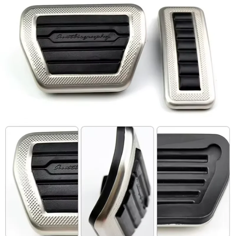 2PCS Car Accelerator Gas Foot rest Pedal Pad For Land Range Rover Sport/Vogue 2013-2020 Discovery 5 Defender 110 2020 2021 2022