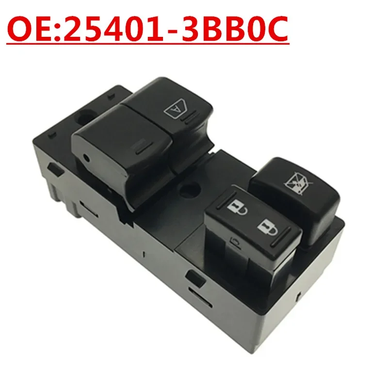 

NewOE: 25401-3BB0C подходит для автозапчастей Nissan, переключатель стеклоподъемника, кнопка включения стеклоподъемника