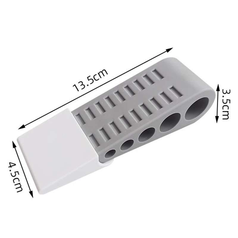 WISH 3er-Pack Türstopper für die Unterseite der Tür, Gummi-Türstopperkeil mit Halter, Türhalter zum Öffnen der Tür