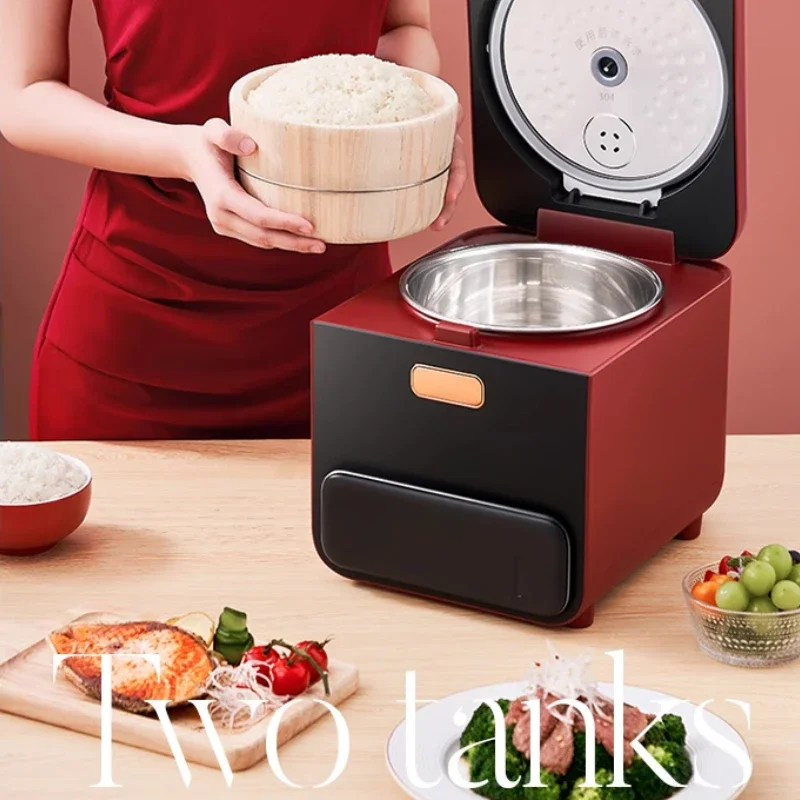 Multifunctional Rice cooker Small household 3-4 people Low sugar rice cooker Steaming rice and porridge stainless steel liner