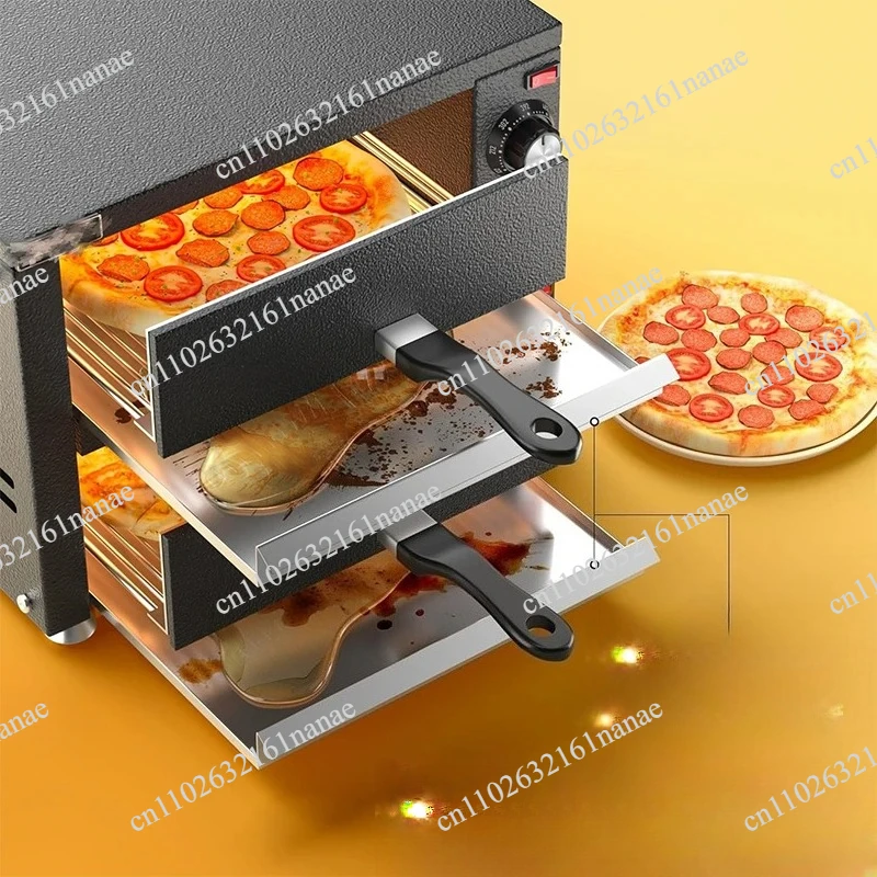 

12" Commercial Pizza Oven Double Layer Outdoor BBQ Grill for Kitchen Use