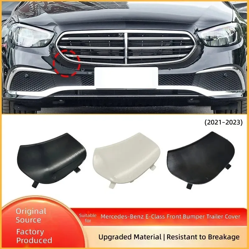 for Mercedes Benz E Class W213 Front Bumper Tow Hook Cover Trailer Eye Cap Plug 2138851503 Standard Sedan Accessories
