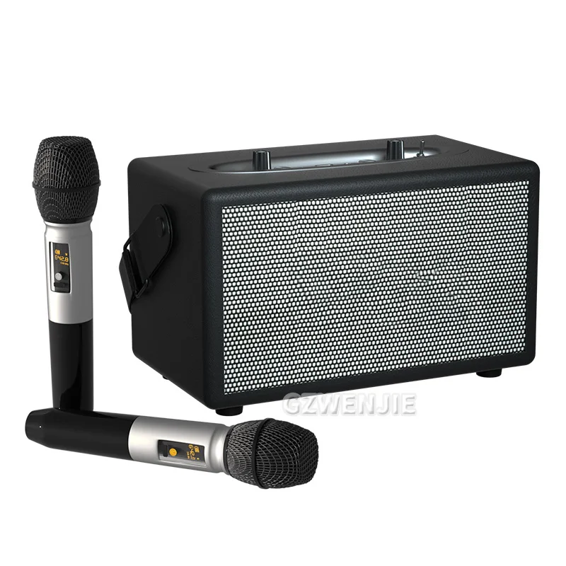 D7 40W High-Power Bass Speaker Outdoor Wireless Bluetooth Audio Portable Speakers 24h Long-Lasting Mobile Karaoke With Mic