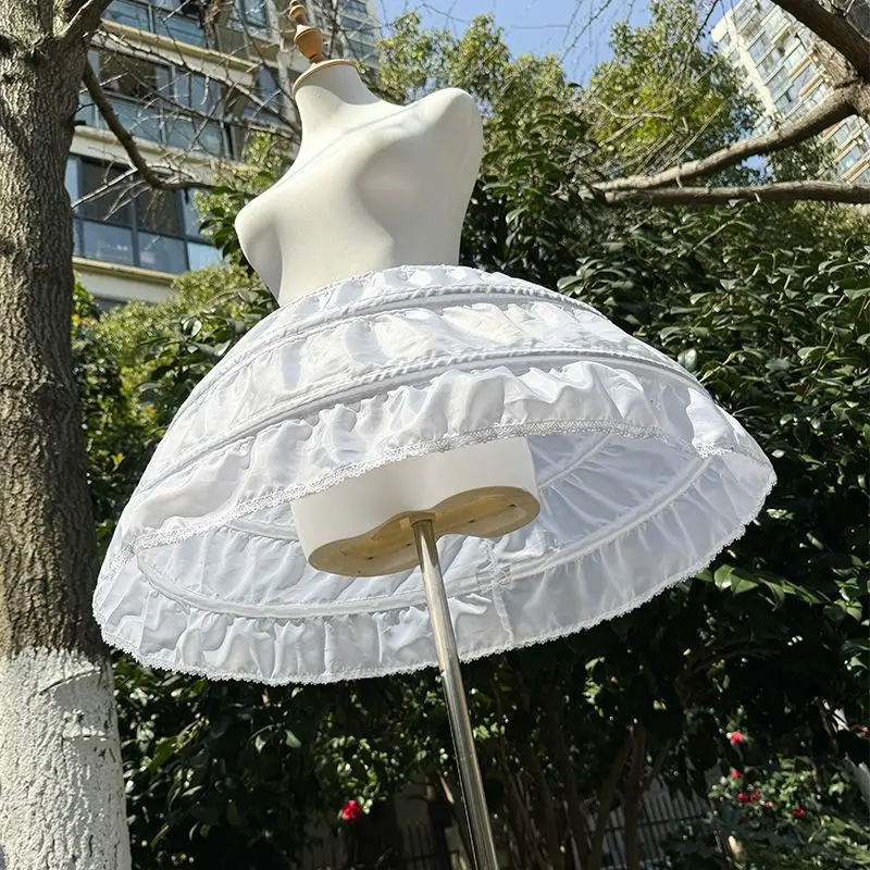 Fashion Short Skirt White Underskirt Cosplay Fashion Lolita Ball Clothing view 4