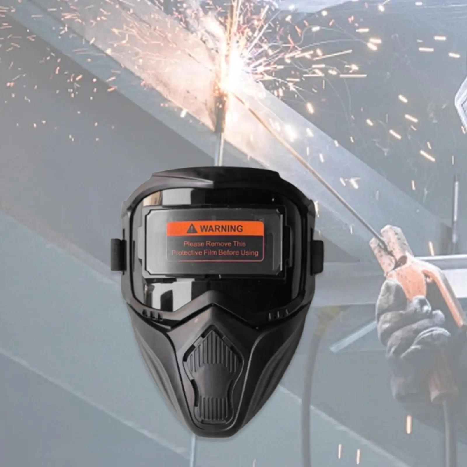 

Automatic Variable Light Welding Mask Full Face Cover Detachable for TIG Mig ARC Multifunctional Lightweight Sturdy