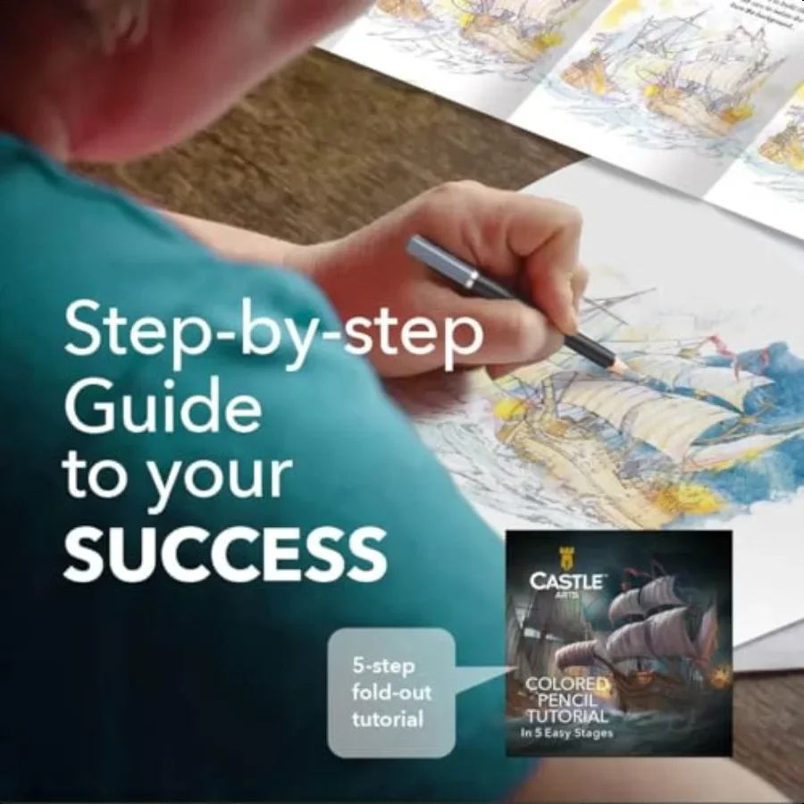 120 قلم رصاص ملون بجودة سحاب، خيوط ملونة ناعمة للفنانين البالغين والمهنيين والألوان في حقيبة بسحاب