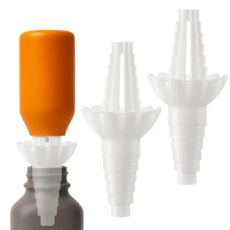 

Universal Bottle Emptying Kit - Reusable Liquid Transfer Connector With No Waste Funnel Adapter, Compatible With Soap