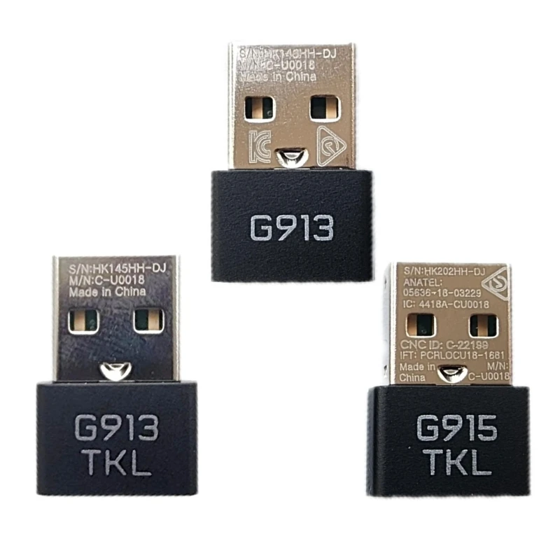 

Двухканальный USB-приемник 2,4 ГГц, беспроводной USB-разъем для беспроводной клавиатуры LogitechG913 G913 TKL G915 TKL