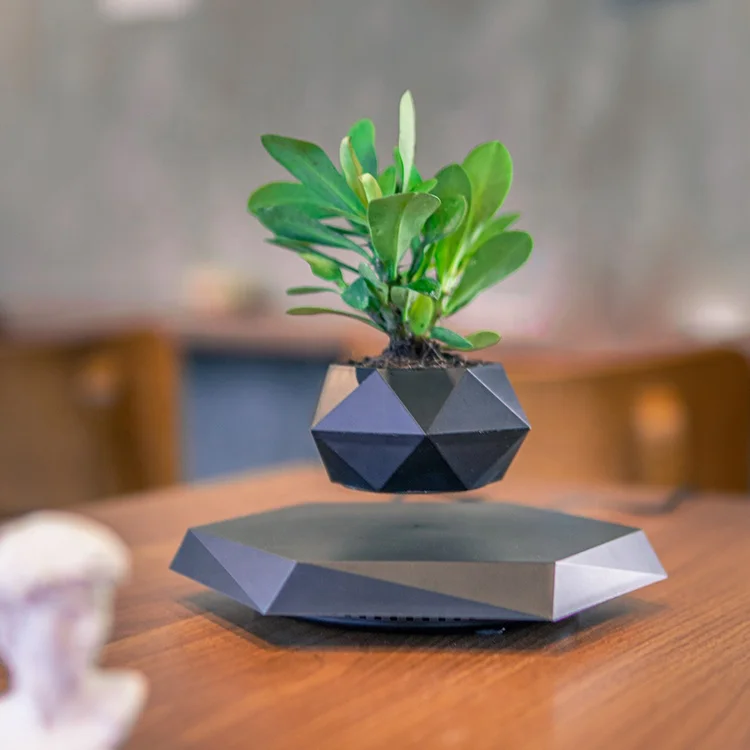 Nordic Design Agriculture Smart Indoor Hydroponic Garden Vap Magnetic Levitation Floating Plant Pots for Plants Decoration Gifts