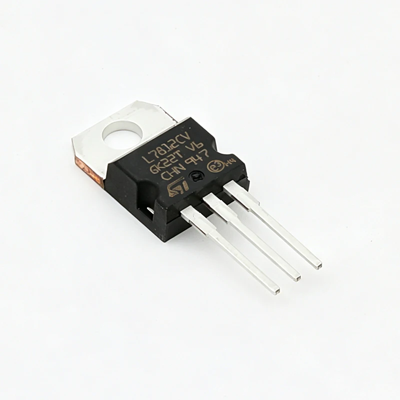 10pcs 100% brand new original L7812CV TO-220 straight insertion three terminal voltage regulator LDO linear 7812