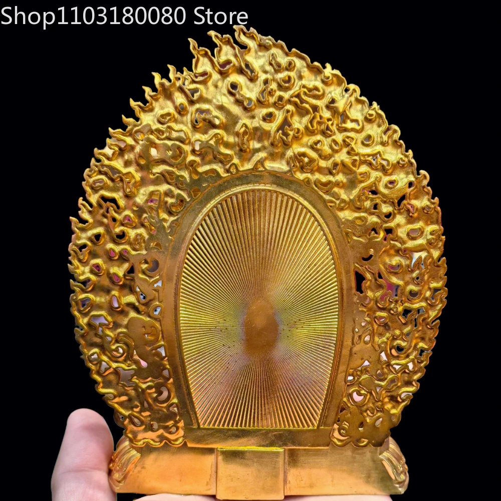 15cm Copper gilding Kalachakra dus khor Buddha statue sculpture