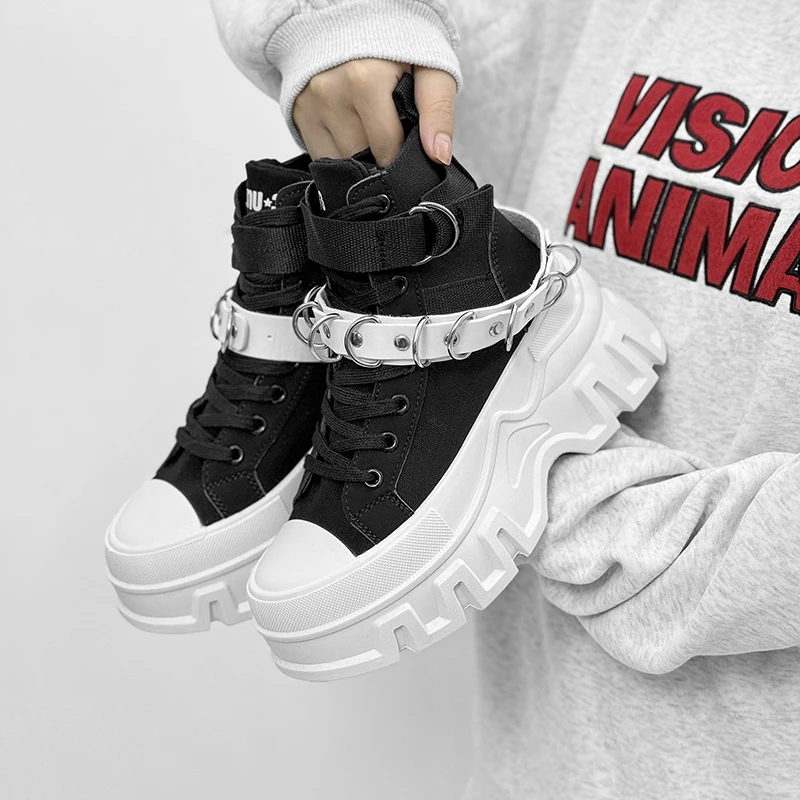 Fashion Comfortable Mesh High Top Shoes 2026 Autumn New Mens Sports Canvas Sneakers Man Flat Bottom Breathable Anti Slip Walking