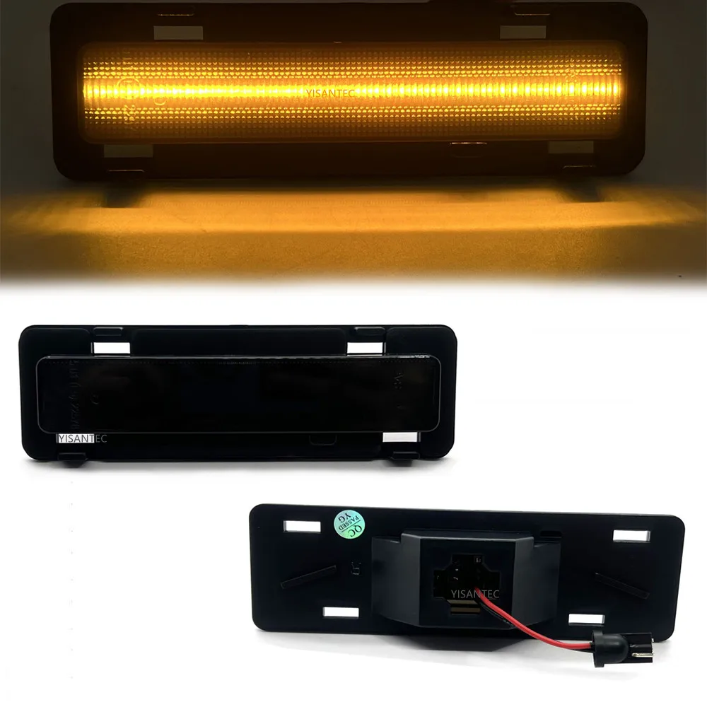 

For 1982-1992 Chevrolet Camaro Pontiac Firebird Amber LED Side Marker Light Bumper Fender Light Lamp