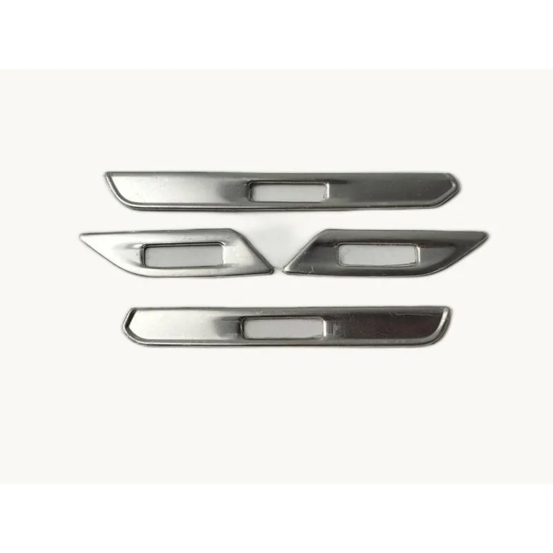4Pcs/Lot Car Stickers Stainless Steel Front Air Conditioning Outlet Decoration Cover For 2018 2019 Volkswagen VW T-ROC