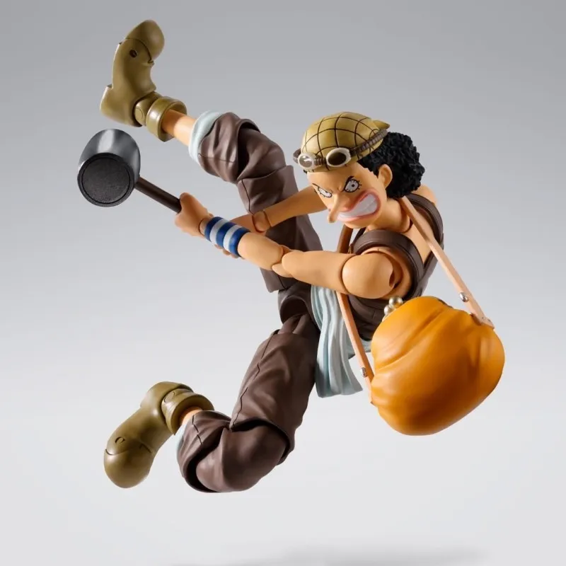 In Stock Bandai S.H.Figuarts One Piece Usopp Romance Dawn Full Action Figure Finished Model Kit Collectible  Anime Fans Gift Toy - view 3